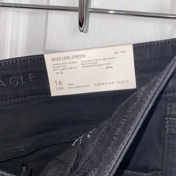 Brand New Black Size 16 Long American Eagle - Picture 3 of 8